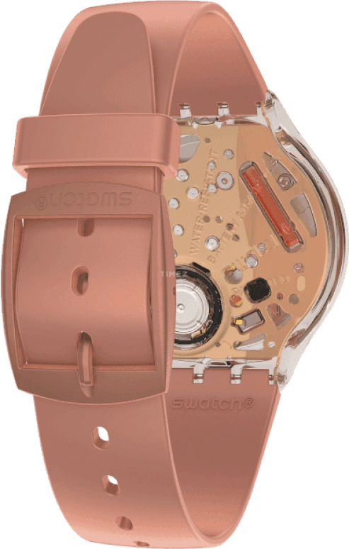 Swatch,SKIN 36.80mm,36.80mm,Plastic,Pink,SVOK108