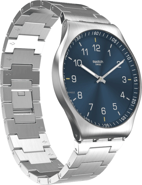 Swatch,SKIN ,Stainless Steel,Blue,SS07S106G