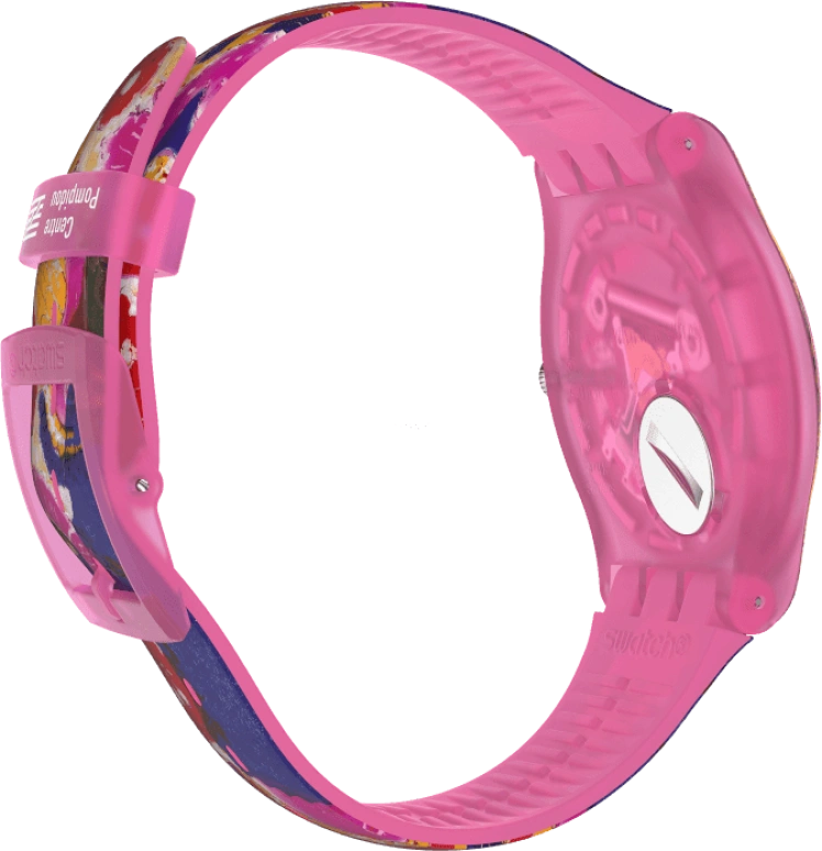 Swatch,Originals 41mm,41mm,Plastic,Multi-Color,Quartz,Sapphire,Crystal Glass,Round,SUOZ341