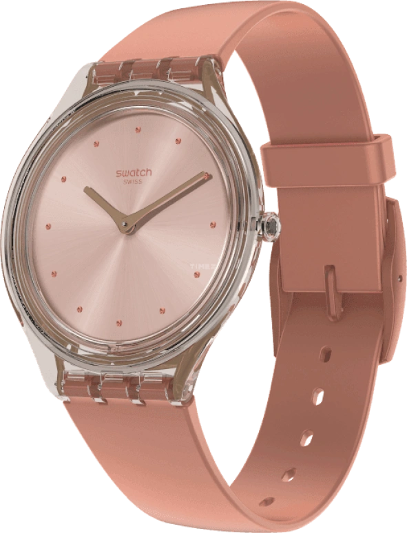 Swatch,SKIN 36.80mm,36.80mm,Plastic,Pink,SVOK108