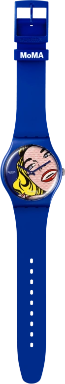 Swatch,Originals 41mm,41mm,Plastic,Blue,Multi-Color,Quartz,Sapphire,Crystal Glass,Round,SUOZ352