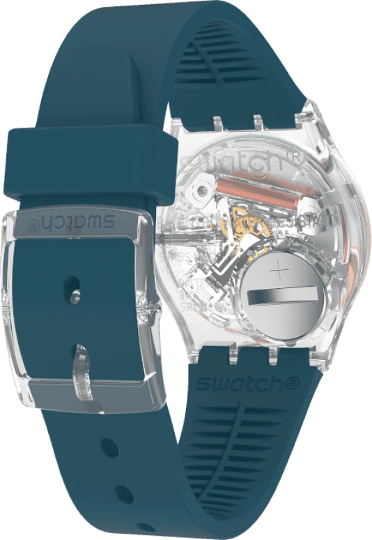 Swatch,Originals 34x39.20mm,34x39.20mm,Plastic,Coffee,Cyan,GE721