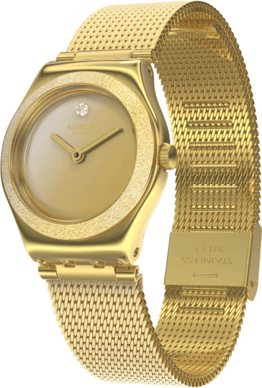Swatch,IRONY 25x28.70mm,25x28.70mm,Gold,YSG167M