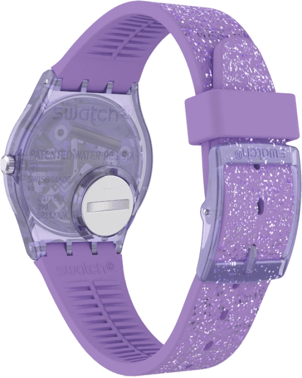 Swatch,Originals 34mm,34mm,Plastic,Silver,Open,GV400