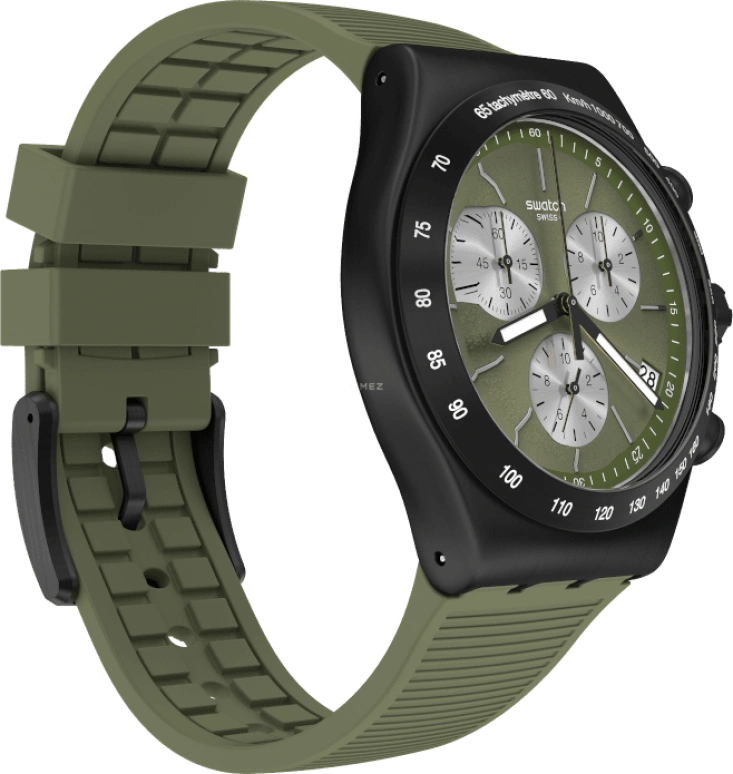 Swatch,IRONY 43x49mm,43x49mm,Green,YVB411