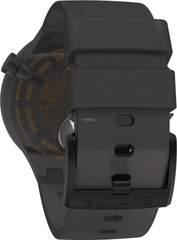 Swatch,THE BOLD 47mm,47mm,Plastic,Coffee,Brown,SO27B112