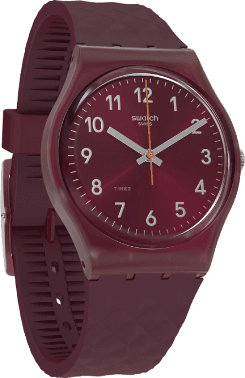 Swatch,Originals 34x39.20mm,34x39.20mm,Plastic,Red,GR184