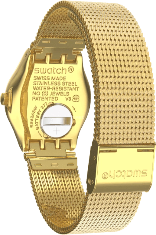 Swatch,IRONY 25x28.70mm,25x28.70mm,Gold,YSG167M