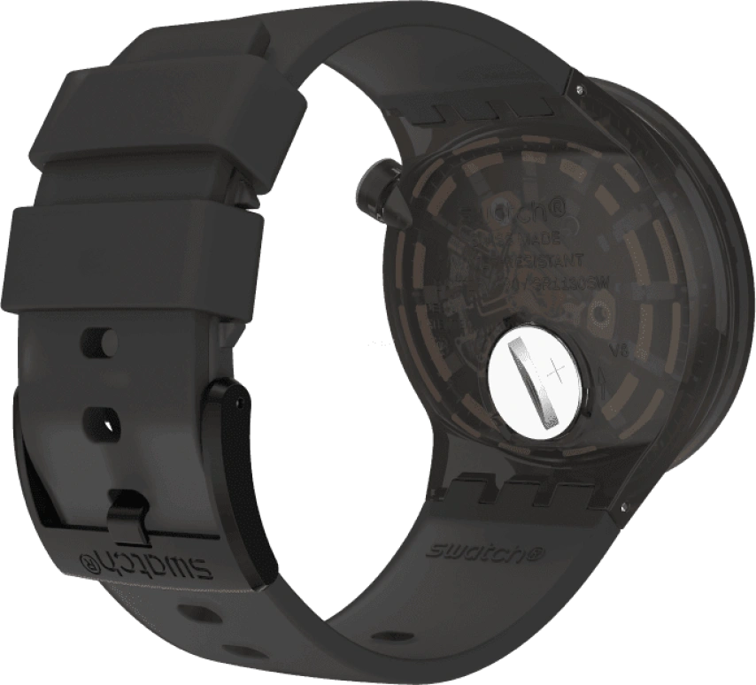 Swatch,THE BOLD 47mm,47mm,Plastic,Coffee,Brown,SO27B115
