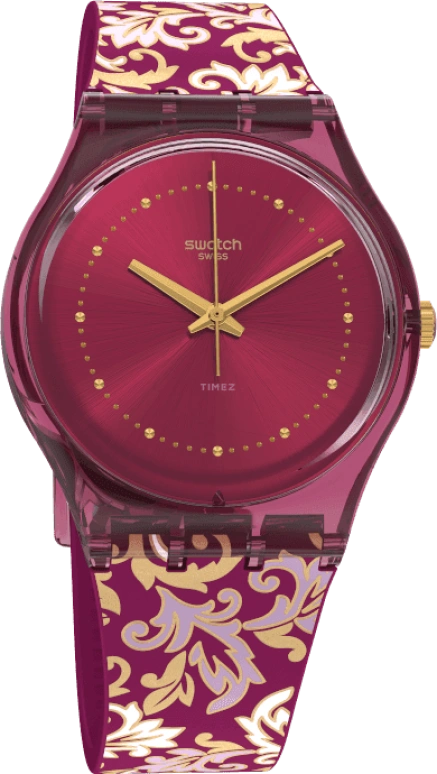Swatch,Special Edition 34mm,34mm,Purple Red,Red,GR179