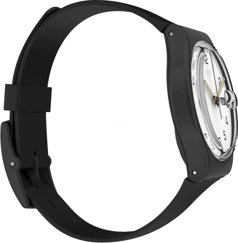 Swatch,Originals 34mm,34mm,Plastic,White,Quartz,Date,Day,GB743