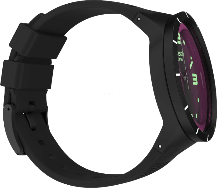 Swatch,THE BOLD 47mm,47mm,Plastic,Gradient,Purple,Sapphire,Crystal Glass,SO27B119