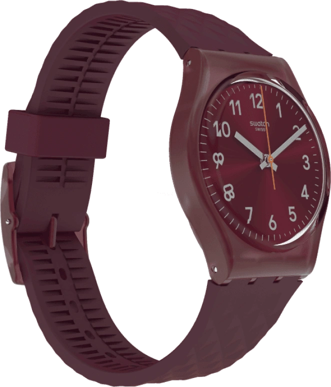 Swatch,Originals 34x39.20mm,34x39.20mm,Plastic,Red,GR184
