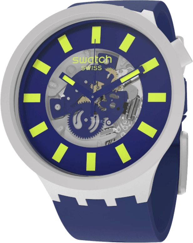 Swatch,THE BOLD 47mm,47mm,Bioceramic,Ceramic,SB03M103