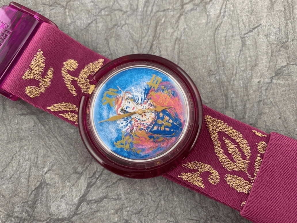 Swatch,Other 40mm,40mm,Plastic,Multi-Color,Quartz,Sapphire,Round,PWK201