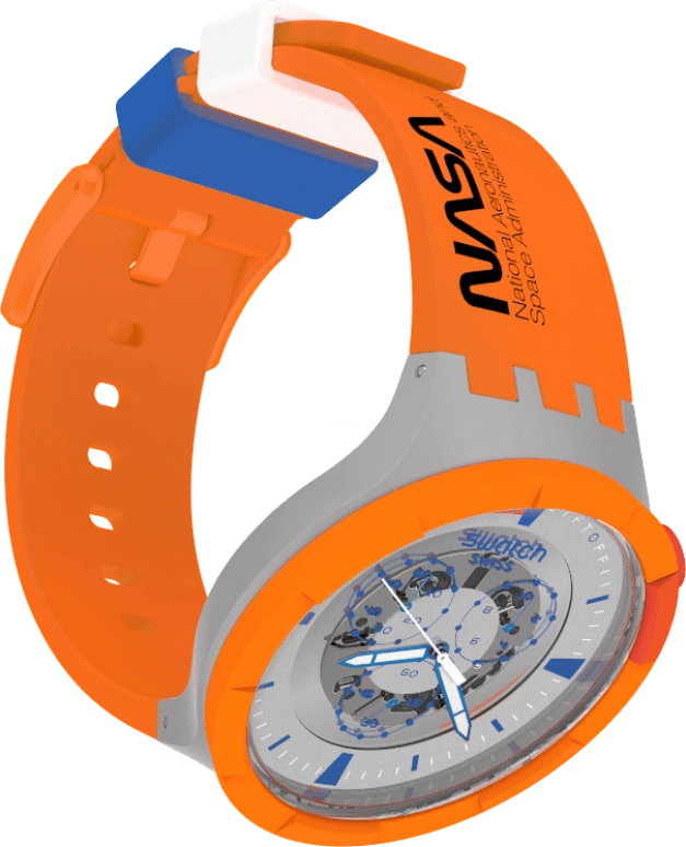 Swatch,THE BOLD 47mm,47mm,Bioceramic,Ceramic,Sapphire,Crystal Glass,SB04Z401
