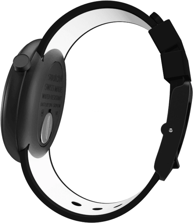 Swatch,Originals 45mm,45mm,Plastic,White,PNB700