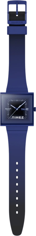 Swatch,Originals 41.80mm,41.80mm,Plastic,Blue,Quartz,Date,Day,SO34N700