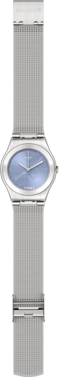 Swatch,IRONY 33mm,33mm,Stainless Steel,Blue,Quartz,Round,Silver,YLS231M