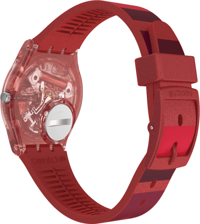 Swatch,Originals 34x39.20mm,34x39.20mm,Plastic,Red,GR406