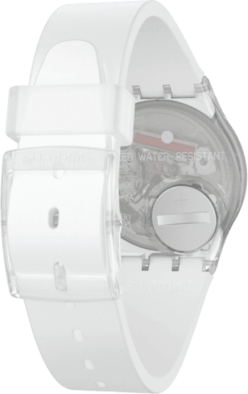 Swatch,Originals 34mm,34mm,Plastic,Blue,Pink,Sapphire,Crystal Glass,GE713