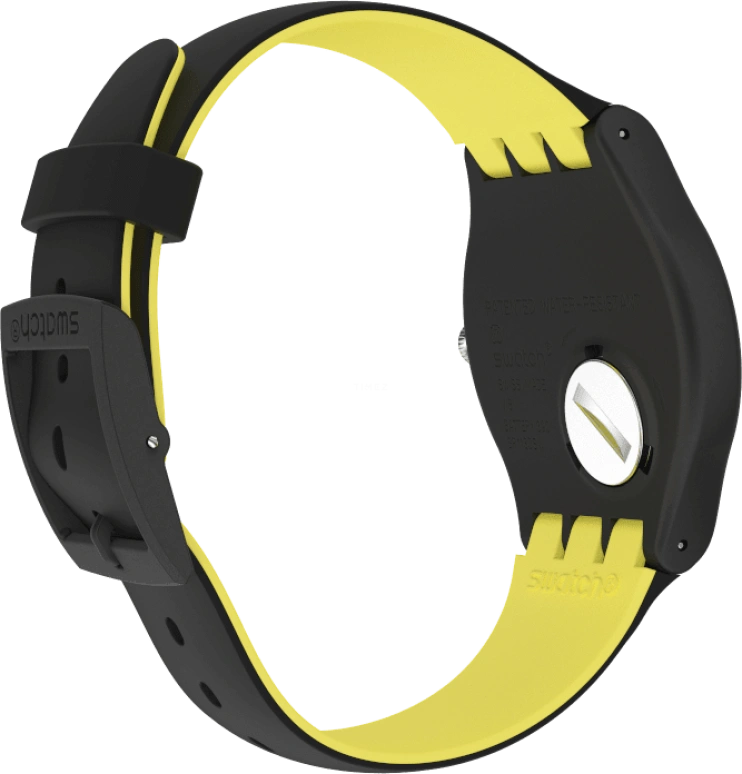 Swatch,Originals 41mm,41mm,Black,Sapphire,Crystal Glass,Open,SUOB184