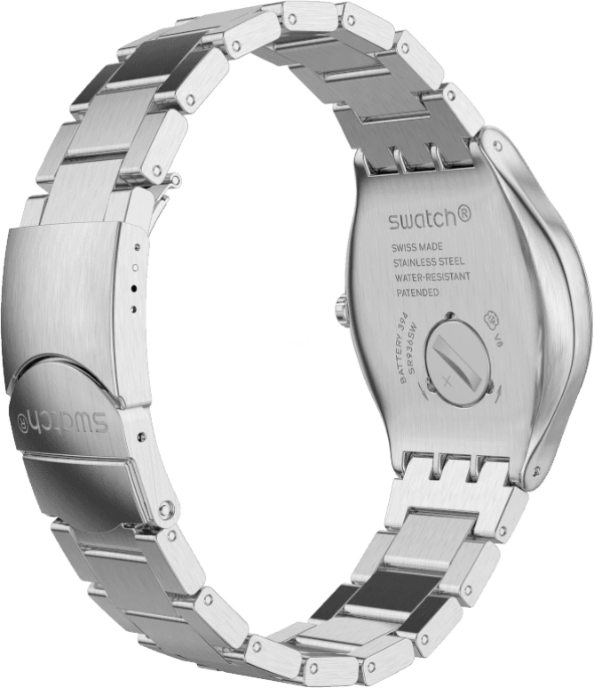 Swatch,IRONY 42.70mm,42.70mm,Stainless Steel,Black,YWS439G