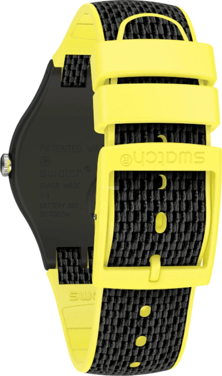 Swatch,Originals 41mm,41mm,Plastic,Black,SUOB406