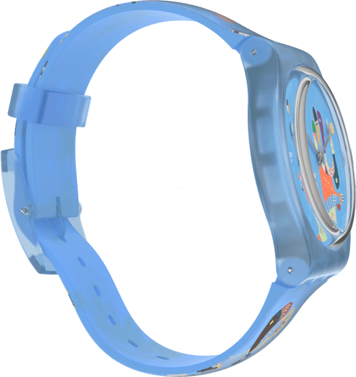Swatch,Originals 41mm,41mm,Plastic,Blue,Quartz,Sapphire,Crystal Glass,Round,SUOZ342