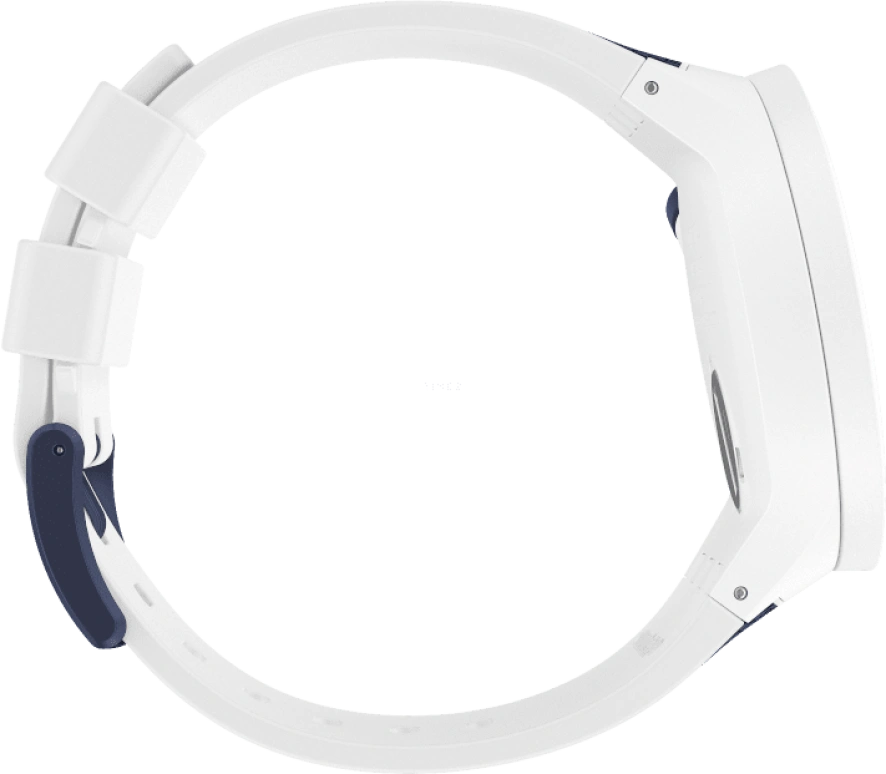 Swatch,THE BOLD 47mm,47mm,Plastic,White,Sapphire,Crystal Glass,Closed,SO27W102