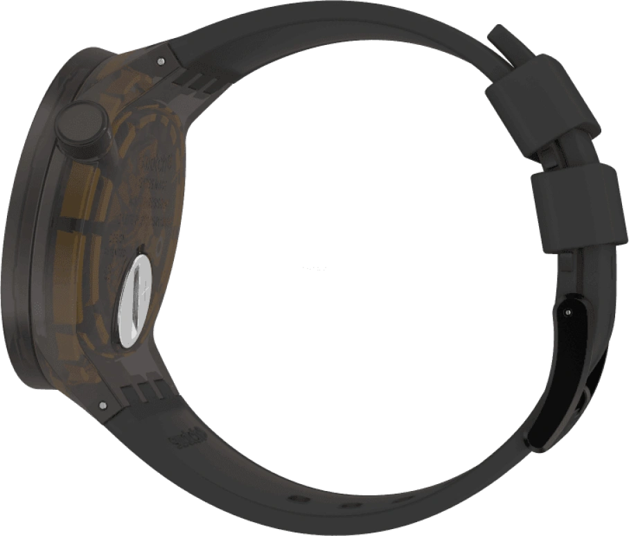 Swatch,THE BOLD 47mm,47mm,Plastic,Coffee,Brown,SO27B112