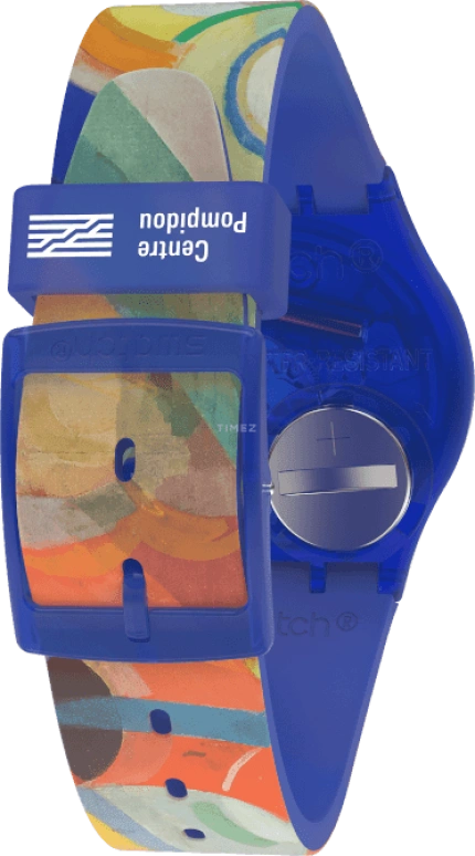 Swatch,Originals 34mm,34mm,Plastic,Multi-Color,Quartz,Sapphire,Crystal Glass,Round,GZ712
