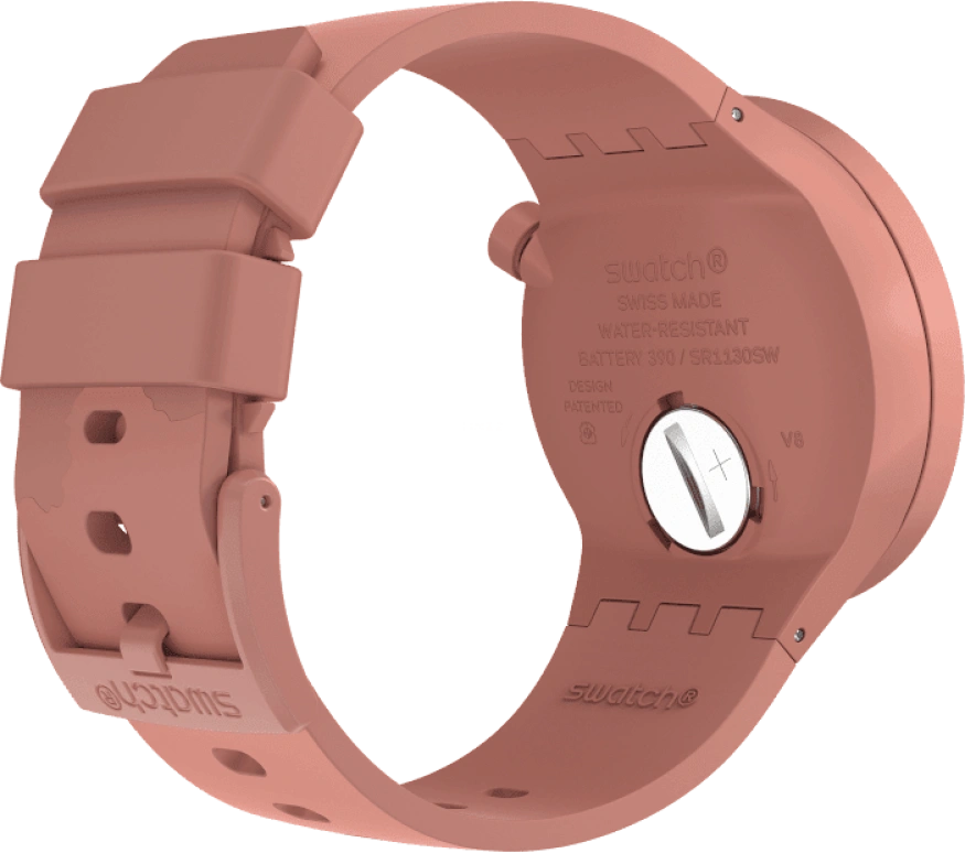 Swatch,THE BOLD 47mm,47mm,Bioceramic,Ceramic,Red,Sapphire,Crystal Glass,SB03R100
