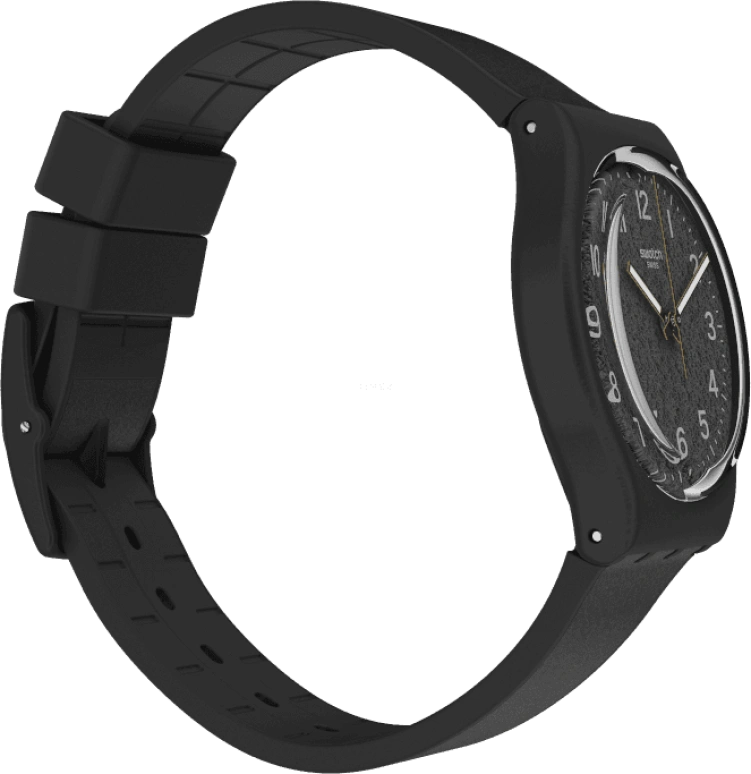 Swatch,Originals 34mm,34mm,Plastic,Black,GB326