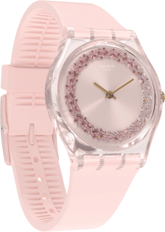 Swatch,Originals 34mm,34mm,Plastic,Pink,GP164