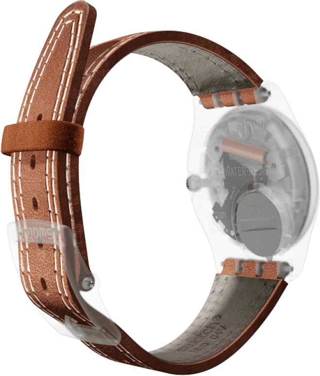 Swatch,Originals 34mm,34mm,Plastic,Blue,GE709