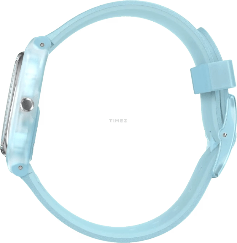 Swatch,Originals 34mm,34mm,Plastic,Transparent,Quartz,Tonneau,Blue,GL125