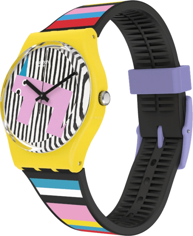 Swatch,Originals 34mm,34mm,Plastic,Closed,GZ341