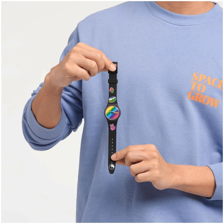 Swatch,Originals 34mm,34mm,Bioceramic,Multi-Color,Quartz,Sapphire,Crystal Glass,Round,SO31B101