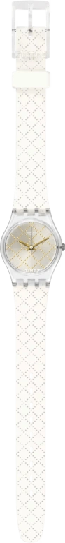 Swatch,Originals 25mm,25mm,Plastic,White,Quartz,Sapphire,Crystal Glass,Tonneau,LK365