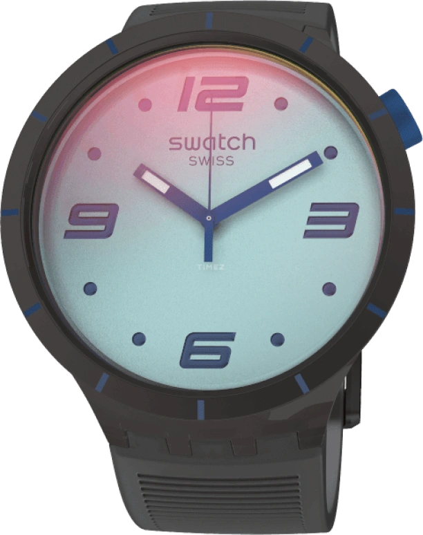 Swatch,Originals 47mm,47mm,Plastic,Sapphire,Crystal Glass,Closed,SO27B121