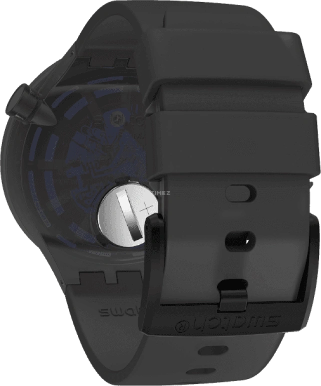 Swatch,THE BOLD 47mm,47mm,Plastic,Blue,SO27B111