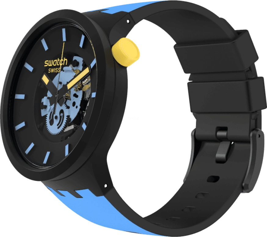 Swatch,THE BOLD 47mm,47mm,Black,SB03B108