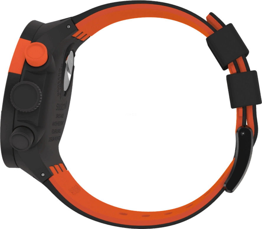 Swatch,THE BOLD 47mm,47mm,Plastic,Black,Sapphire,Crystal Glass,SB02B402