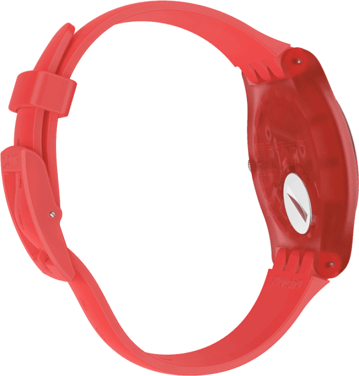 Swatch,Originals 41mm,41mm,Plastic,Red,SUOO105