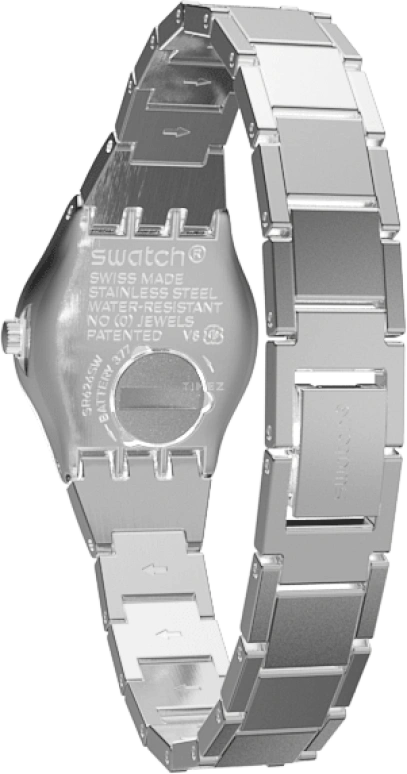 Swatch,IRONY 25mm,25mm,Stainless Steel,Blue,YSS222G
