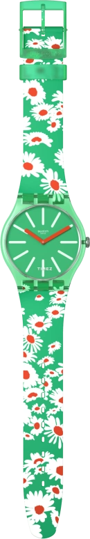 Swatch,Other 41mm,41mm,Bio-sourced,Green,Quartz,Sapphire,Crystal Glass,Round,SO29G104