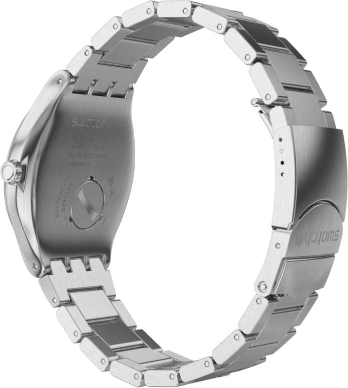 Swatch,IRONY 42.70mm,42.70mm,Stainless Steel,Black,YWS439G