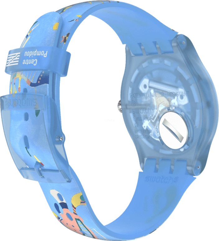 Swatch,Originals 41mm,41mm,Plastic,Blue,Quartz,Sapphire,Crystal Glass,Round,SUOZ342