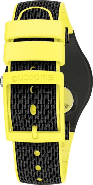 Swatch,Originals 41mm,41mm,Plastic,Black,SUOB406